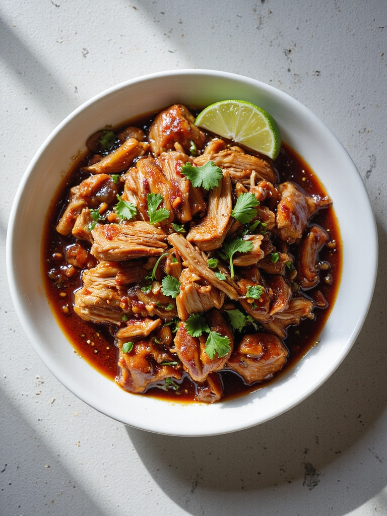 smoky spicy pulled pork