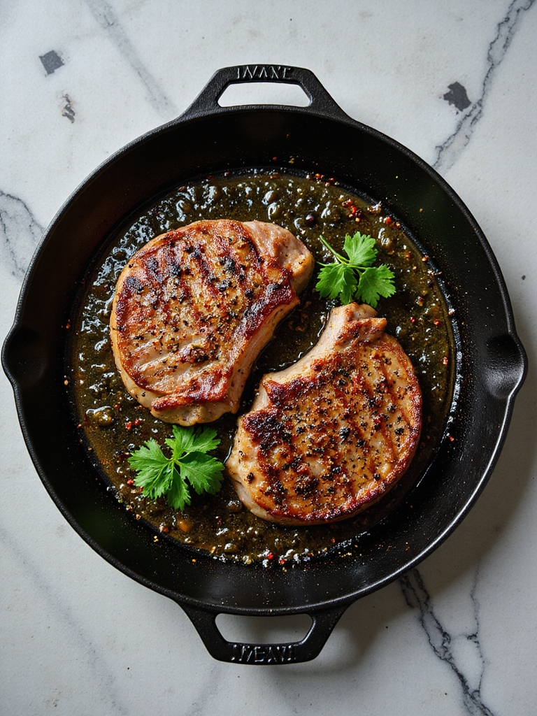 spicy cajun pork chops