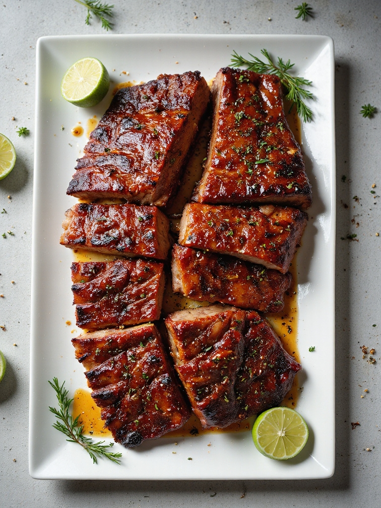 spicy marinated pork ribs