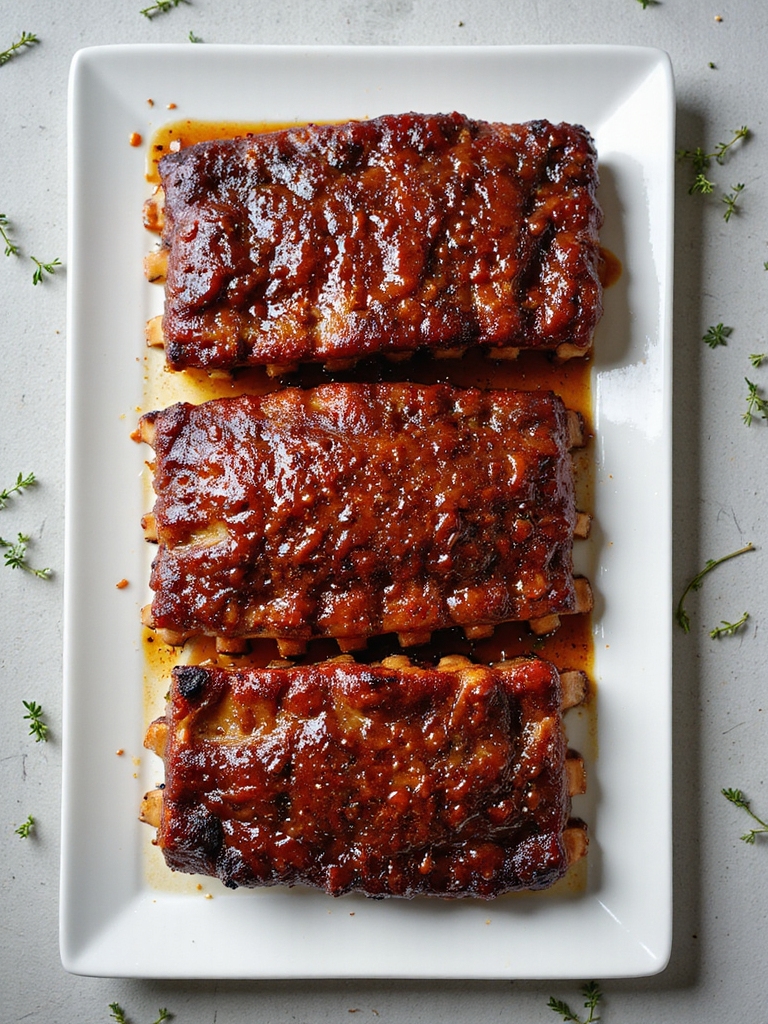 spicy tender grilled pork ribs