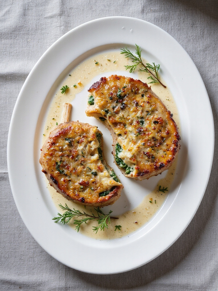 stuffed pork chops recipe