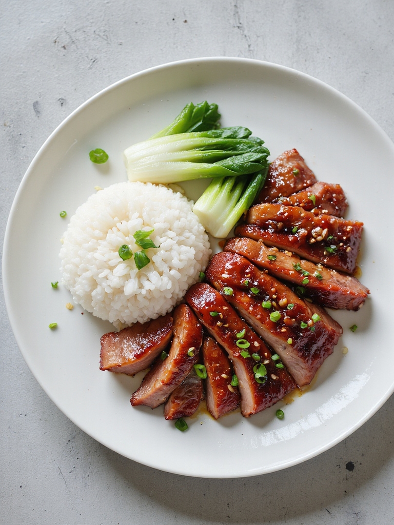 sweet and savory barbecue pork
