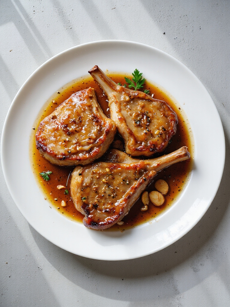 sweet and savory pork chops