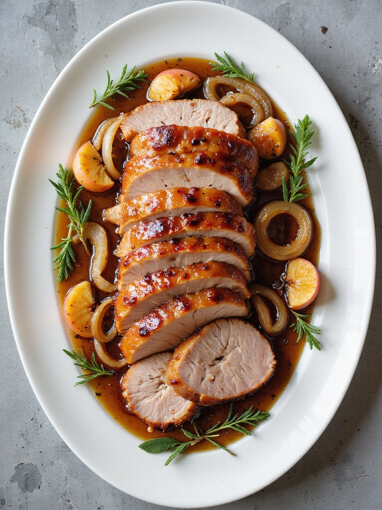 sweet and savory pork dish