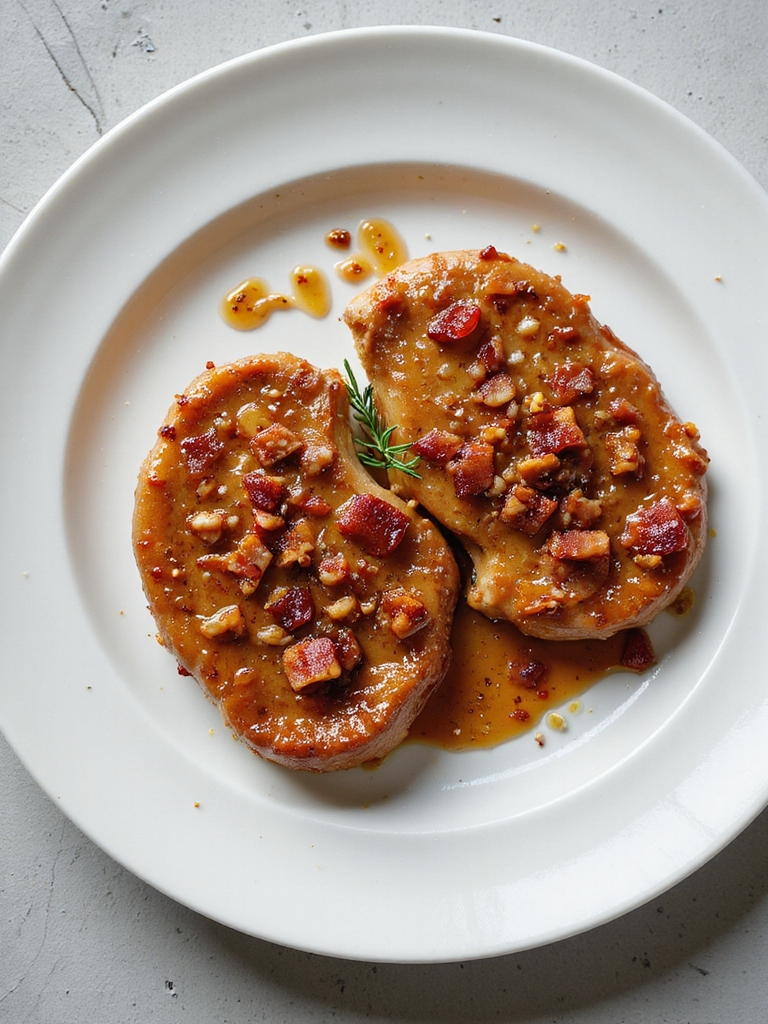 sweet and spicy pork chops