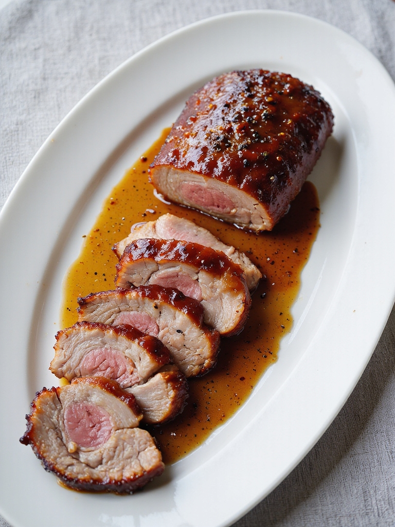 sweet smoky air fried tenderloin