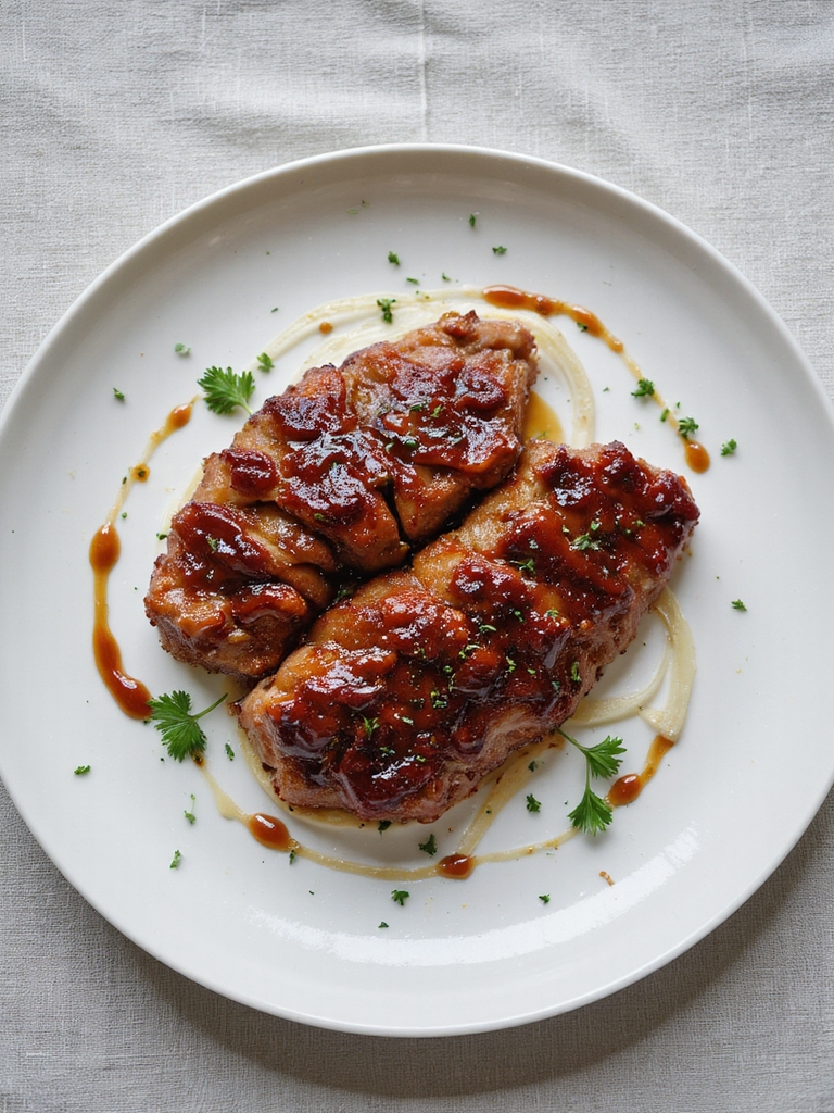 tangy bbq pork steaks