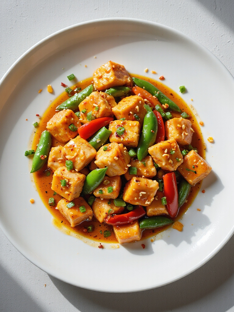 tangy orange chicken stir fry