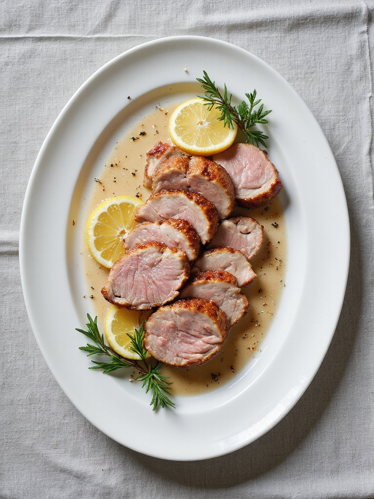 zesty herb infused pork loin