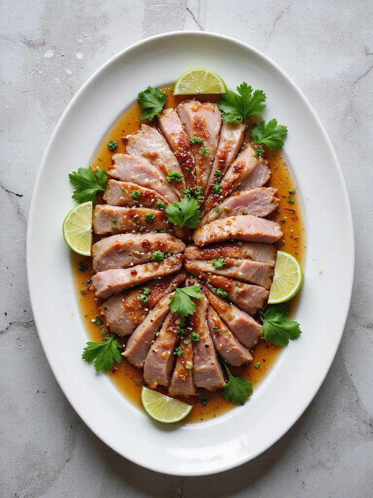 zesty lime cilantro pork loin