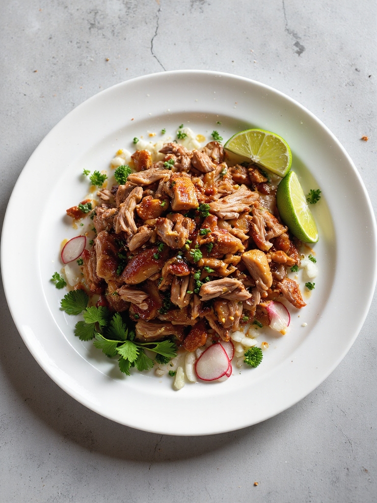 zesty slow cooked pork tacos