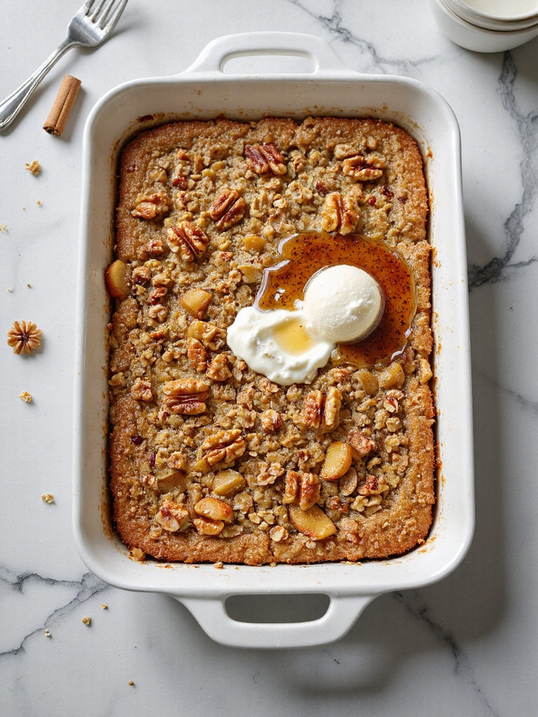 apple cinnamon oatmeal bake
