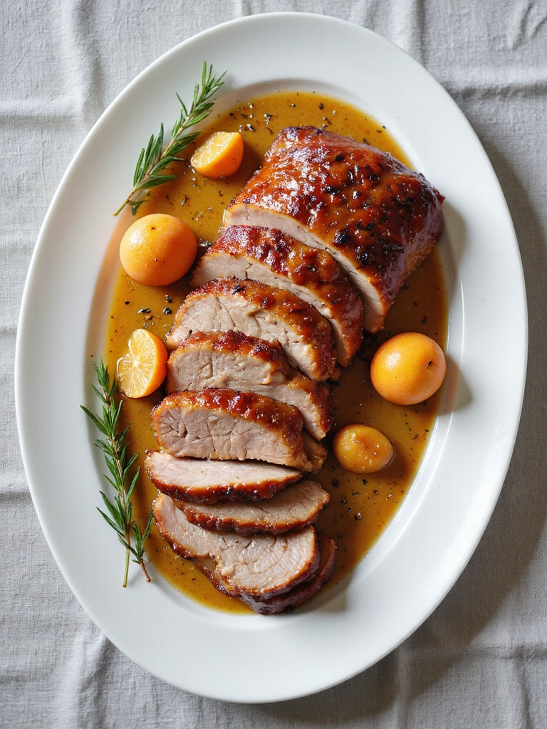 apricot glazed pork masterpiece