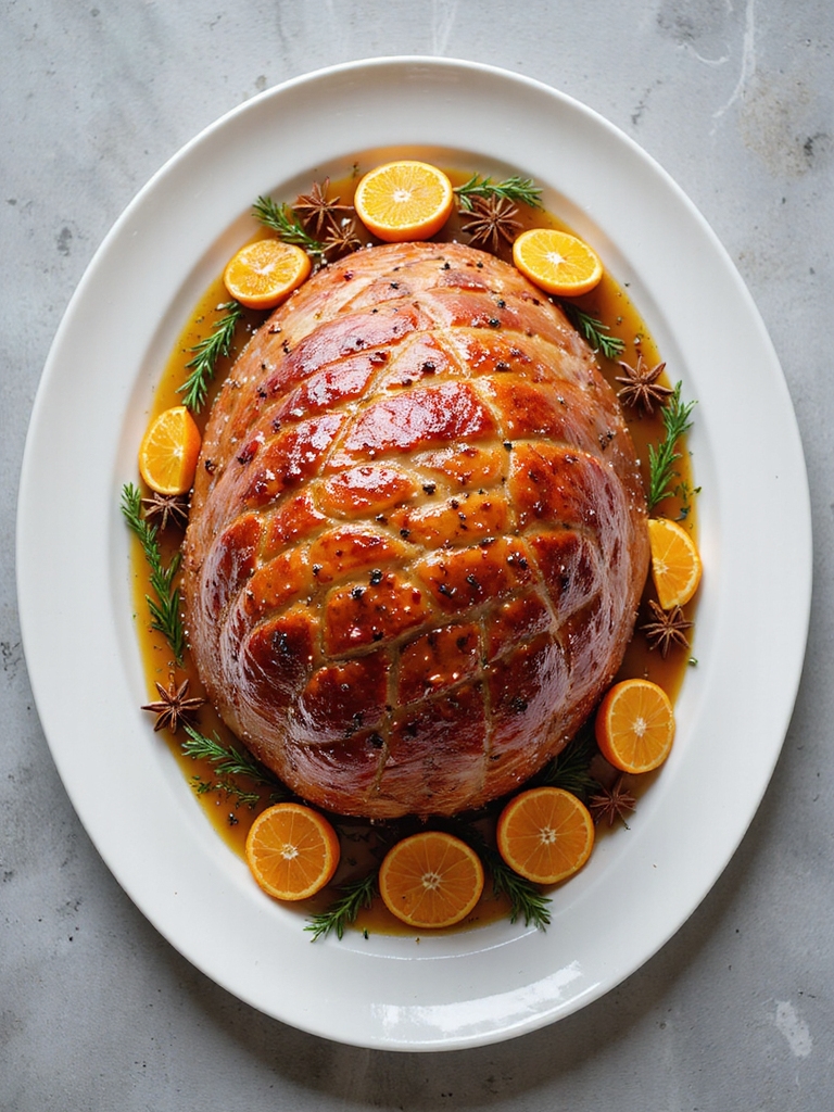 aromatic orange spice glaze