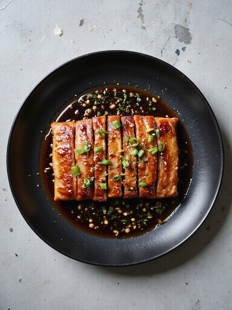 asian spiced pork belly