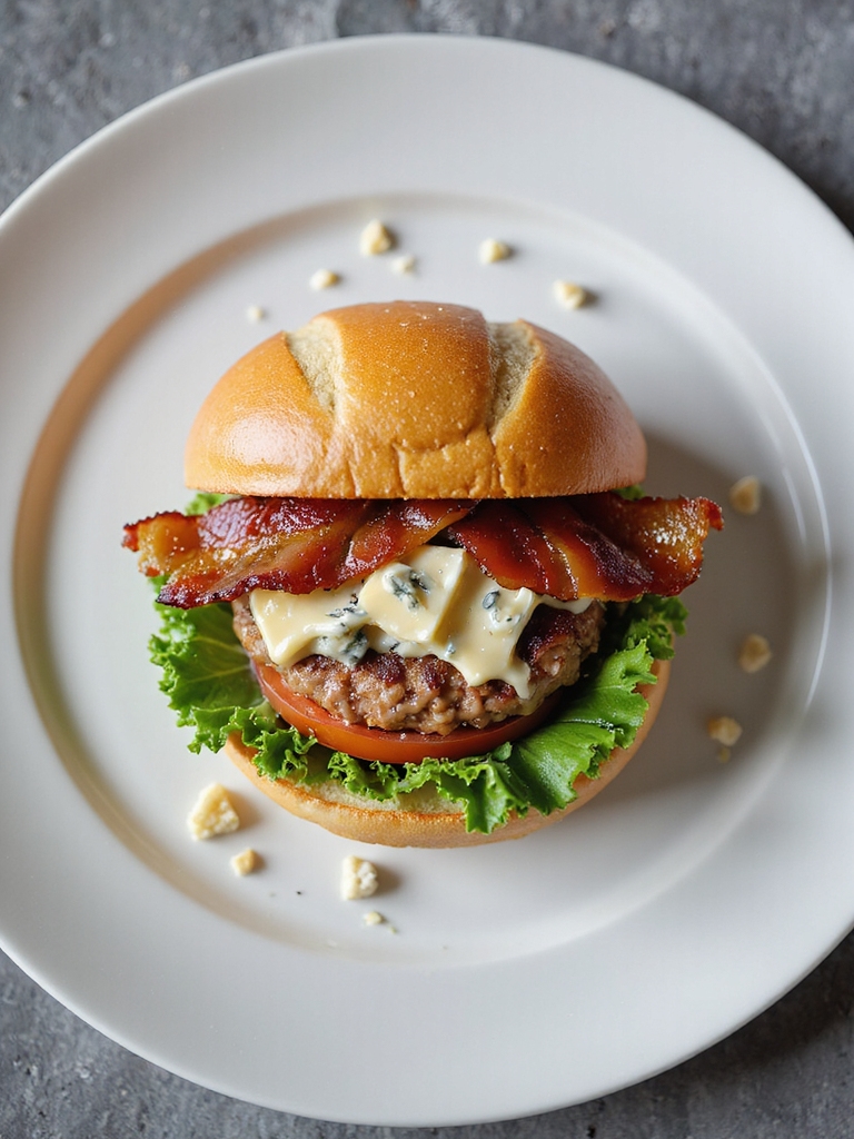 bacon blue cheese turkey burger