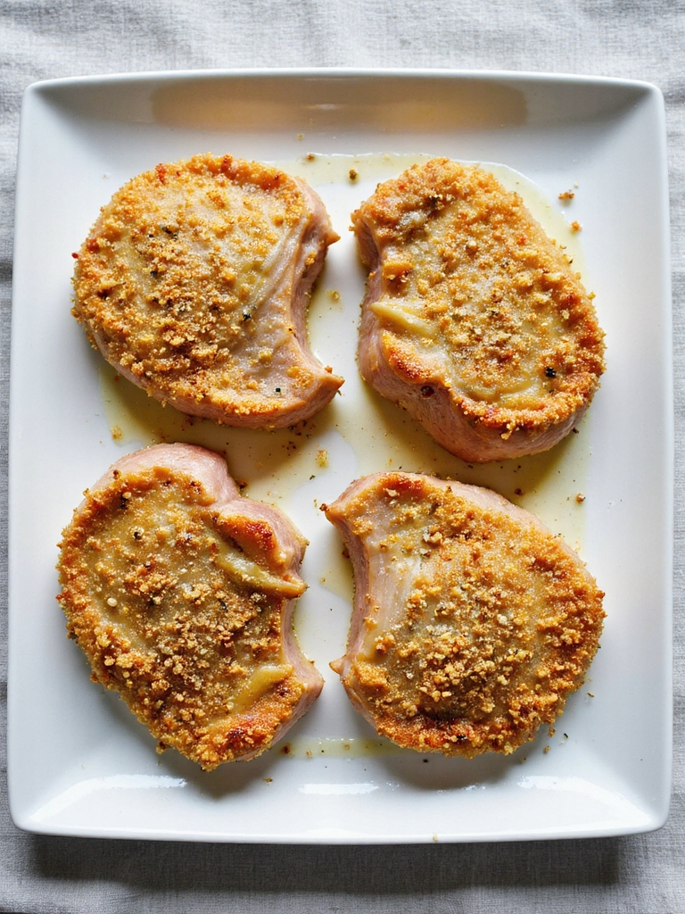 baked parmesan pork chops recipe