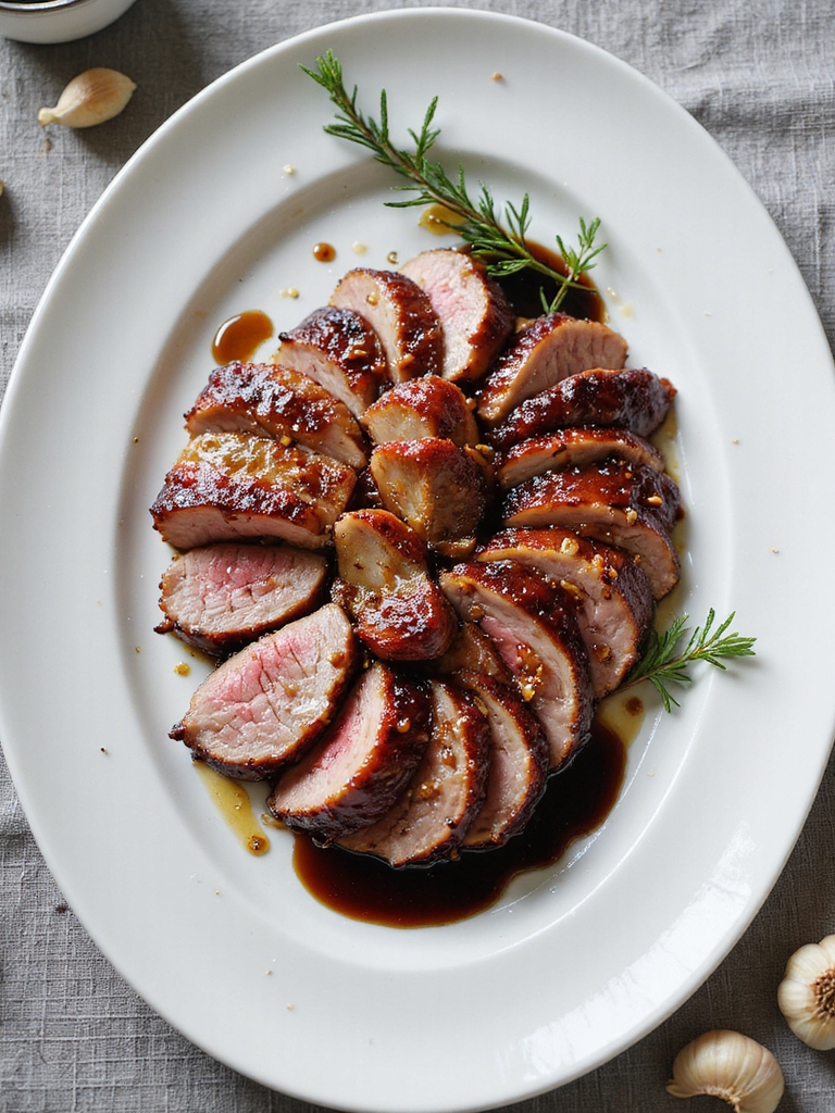 balsamic glazed pork tenderloin