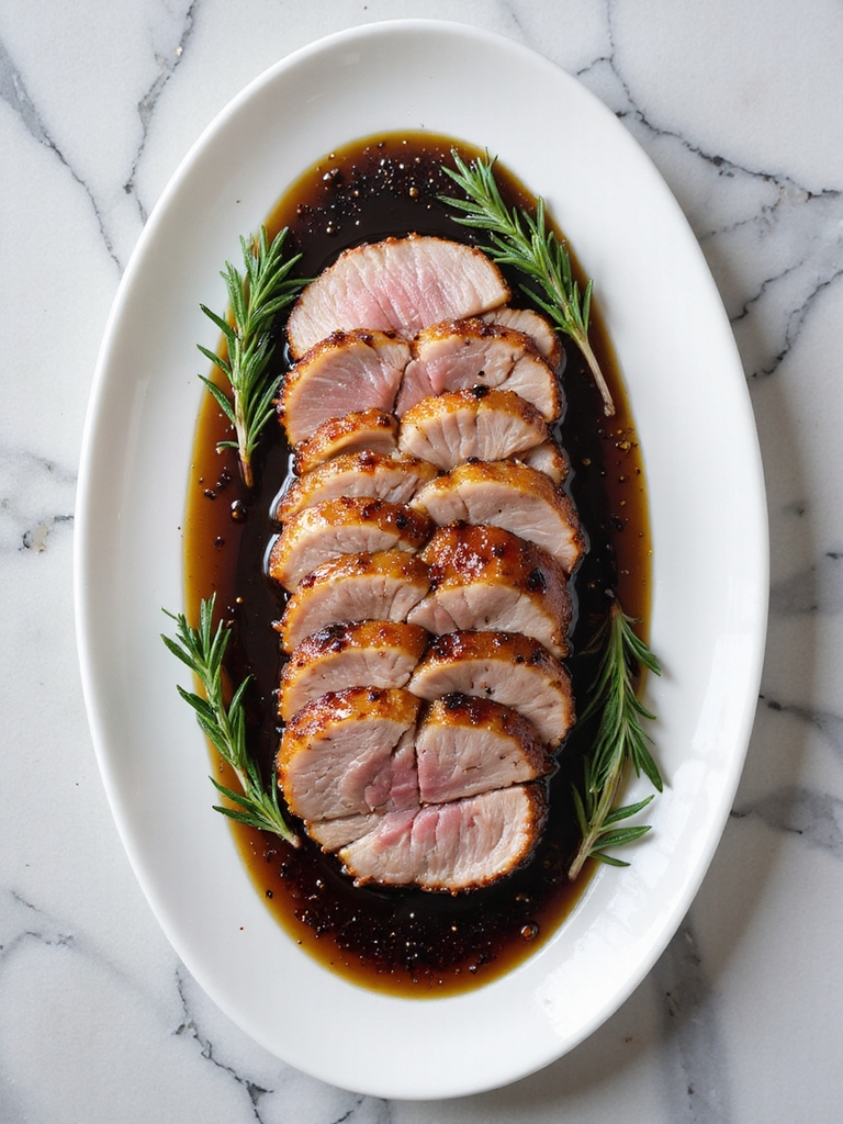 balsamic rosemary pork loin recipe