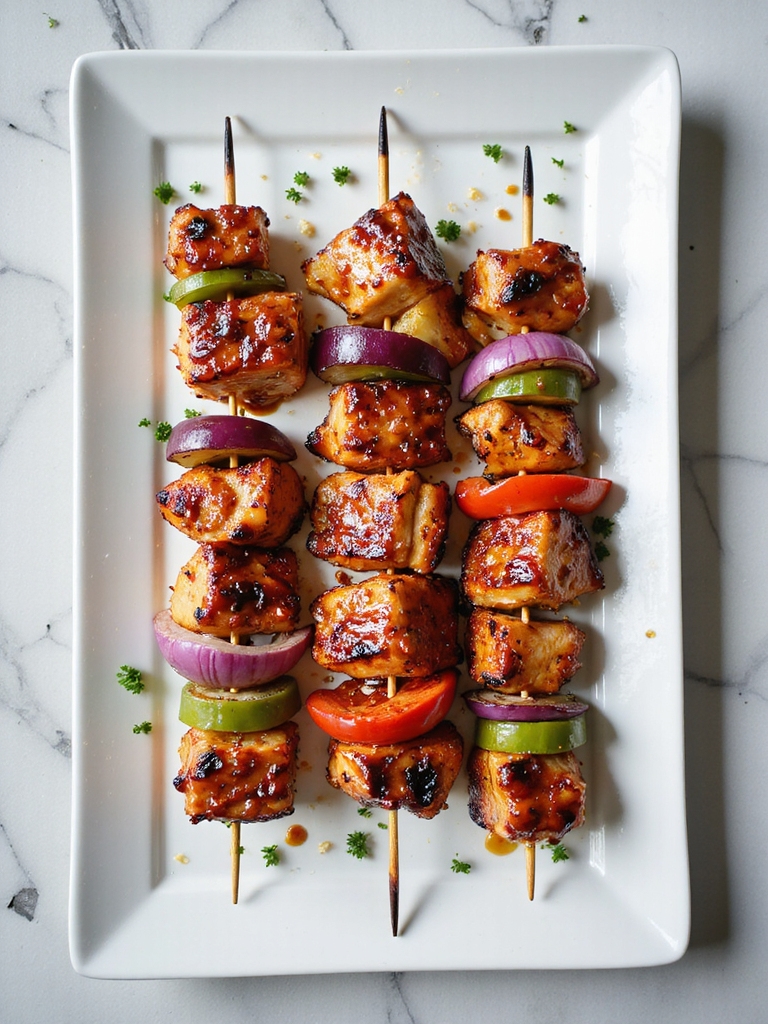 bbq chicken skewers recipe