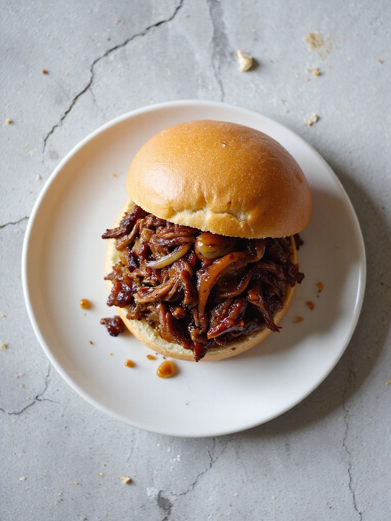 beer braised pulled pork buns