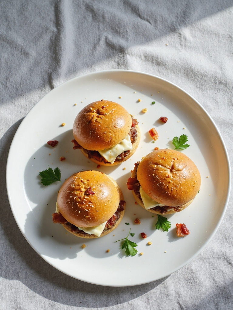 blue cheese bacon turkey sliders