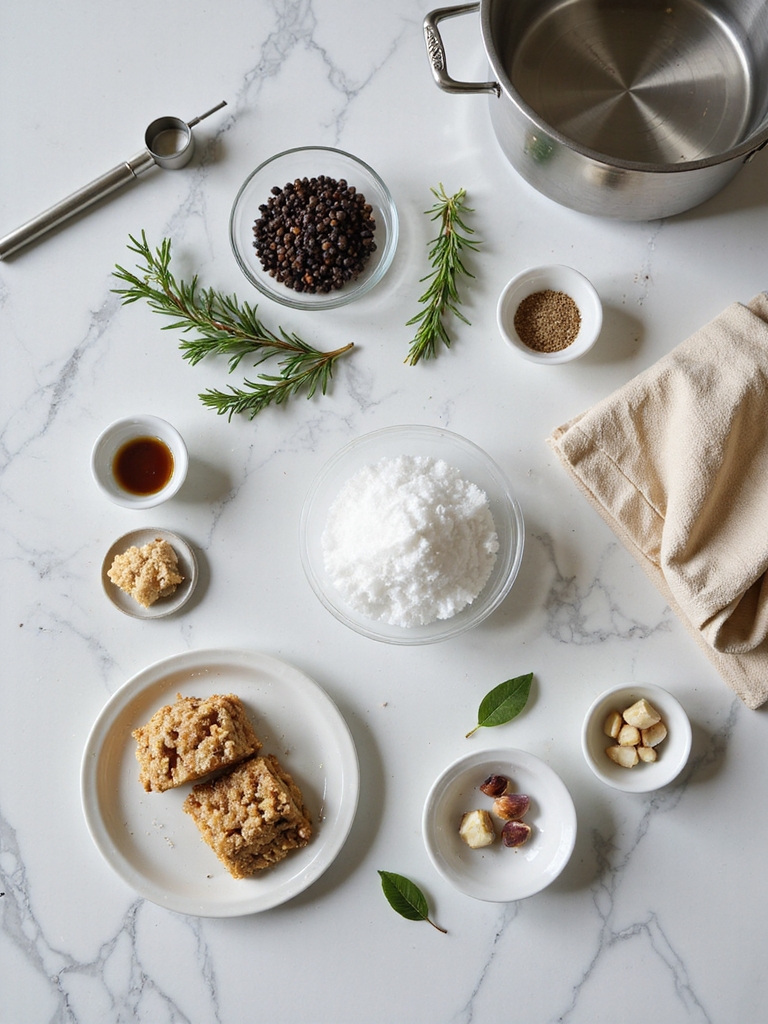 brine turkey with essential ingredients