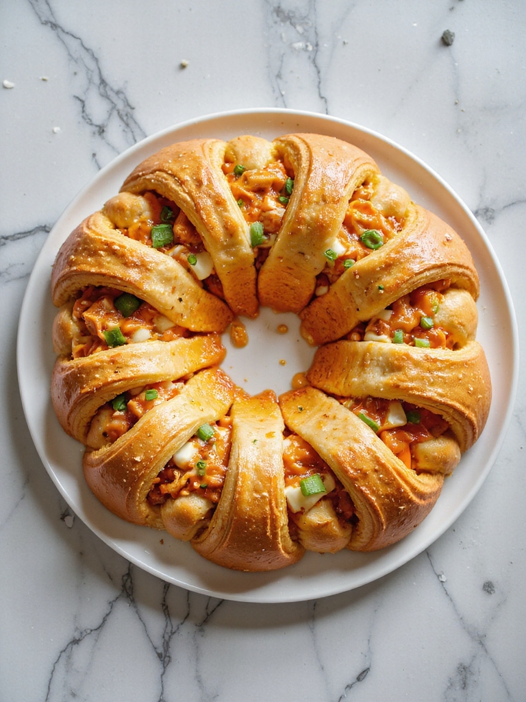 buffalo chicken crescent appetizer
