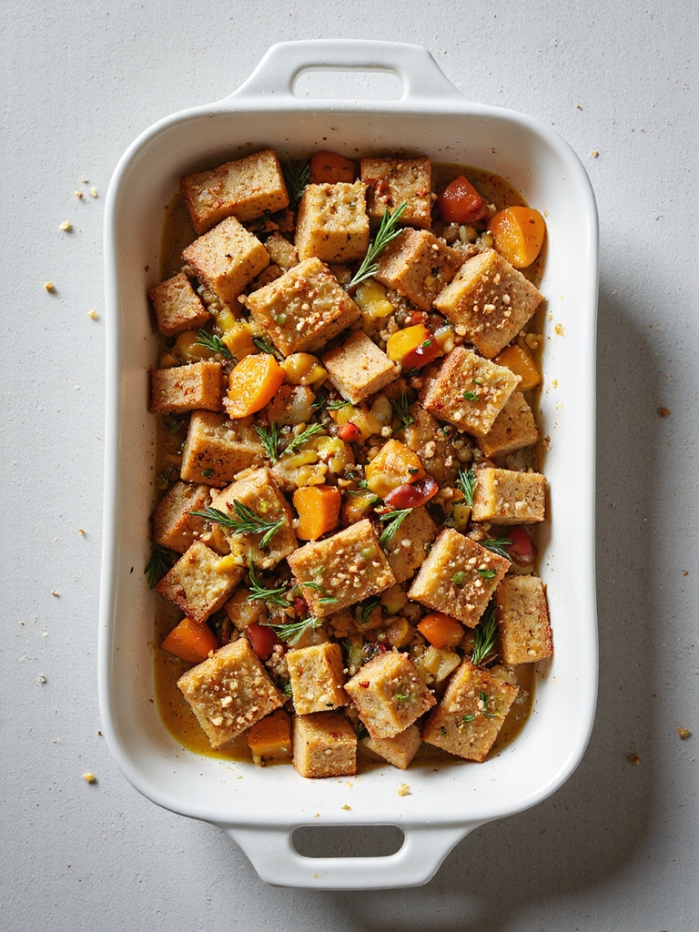 butternut squash vegetarian stuffing