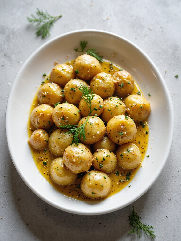 buttery golden crockpot potatoes