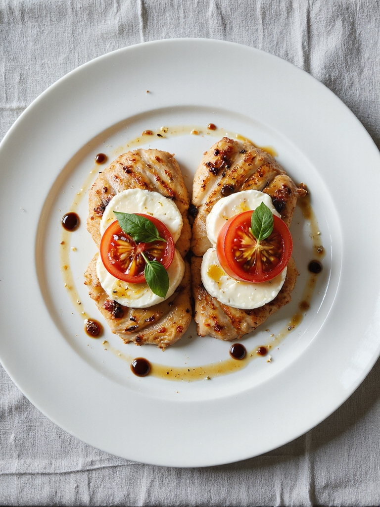 caprese chicken with balsamic
