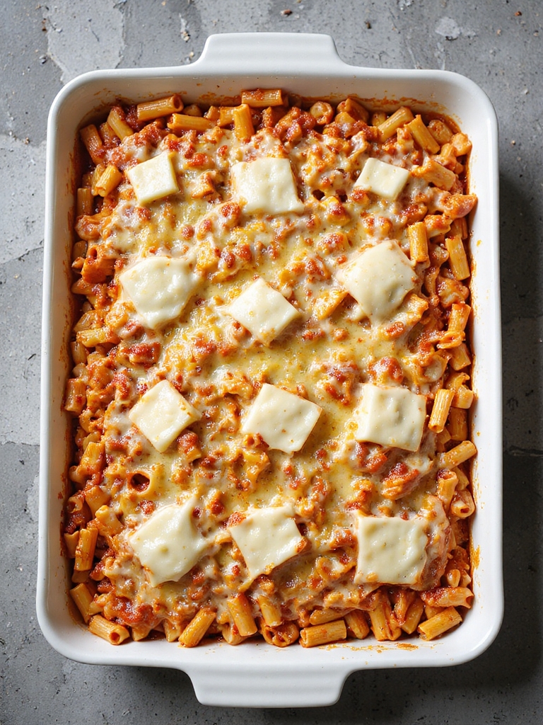 cheesy baked ziti recipe
