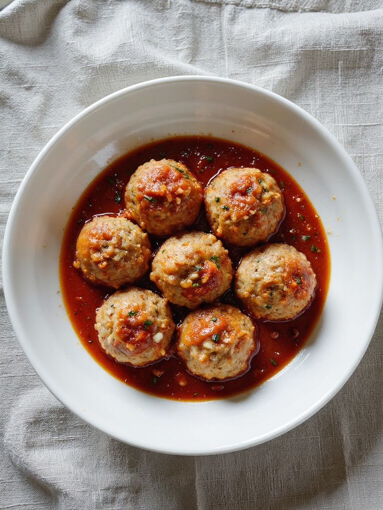 cheesy turkey meatballs recipe