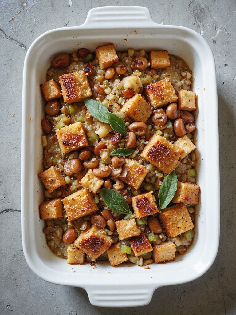 chestnut sage holiday dressing