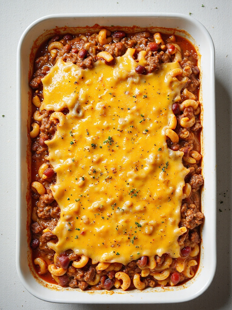 chili mac casserole delight