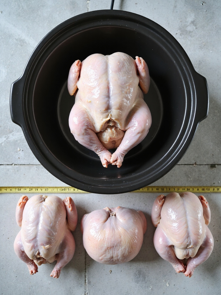 choose appropriate chicken size