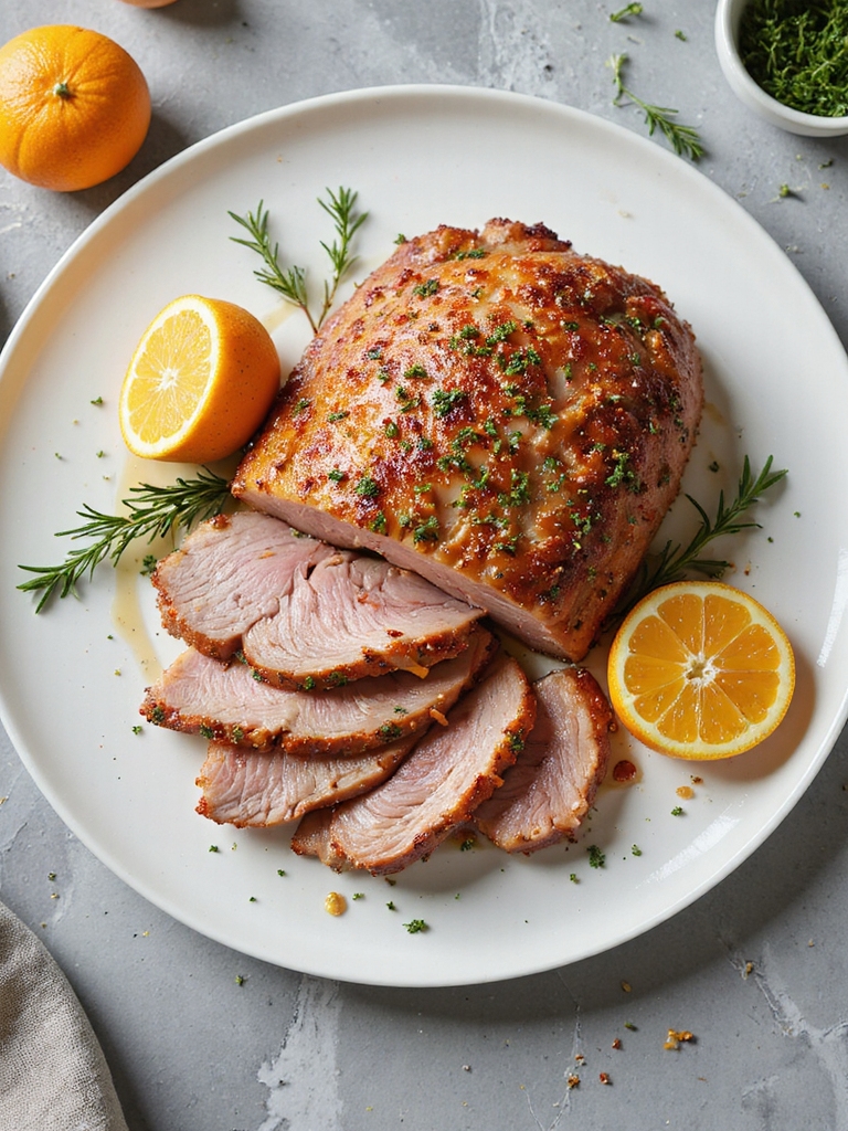citrus herb marinated pork