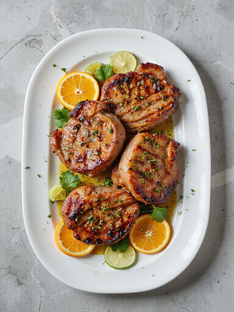 citrus infused pork chop marinade