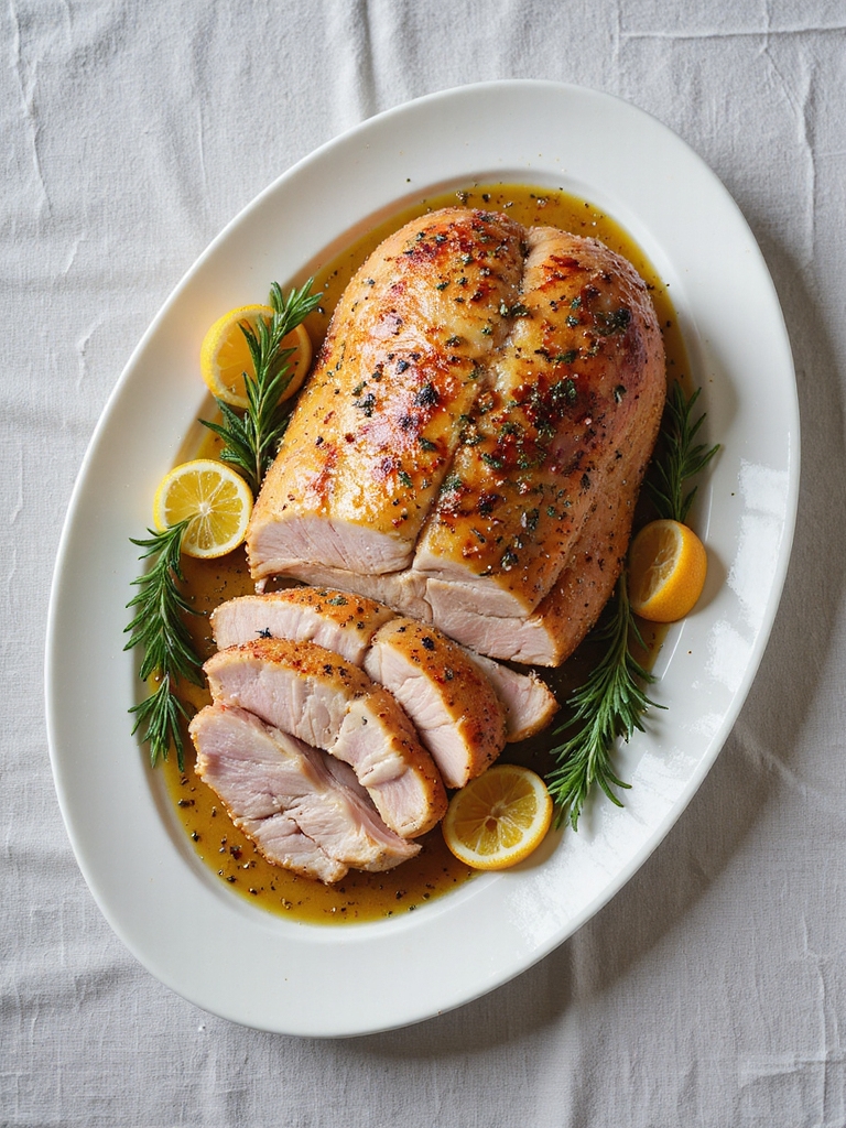 citrusy herb marinated smoked turkey