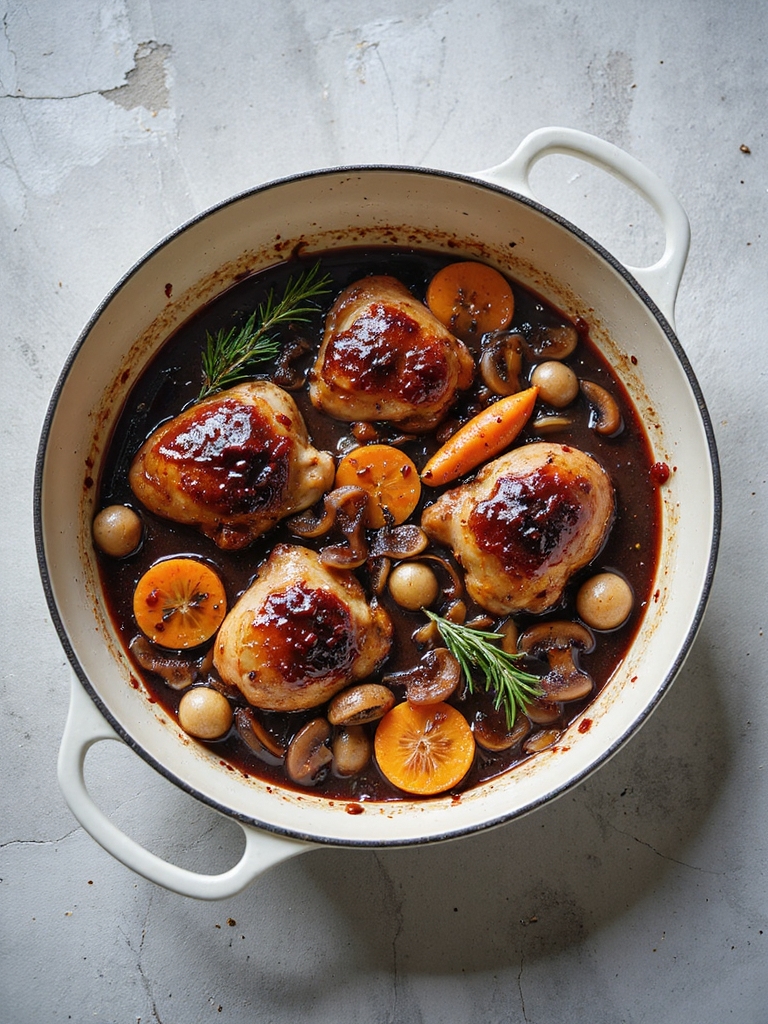 classic french coq au vin