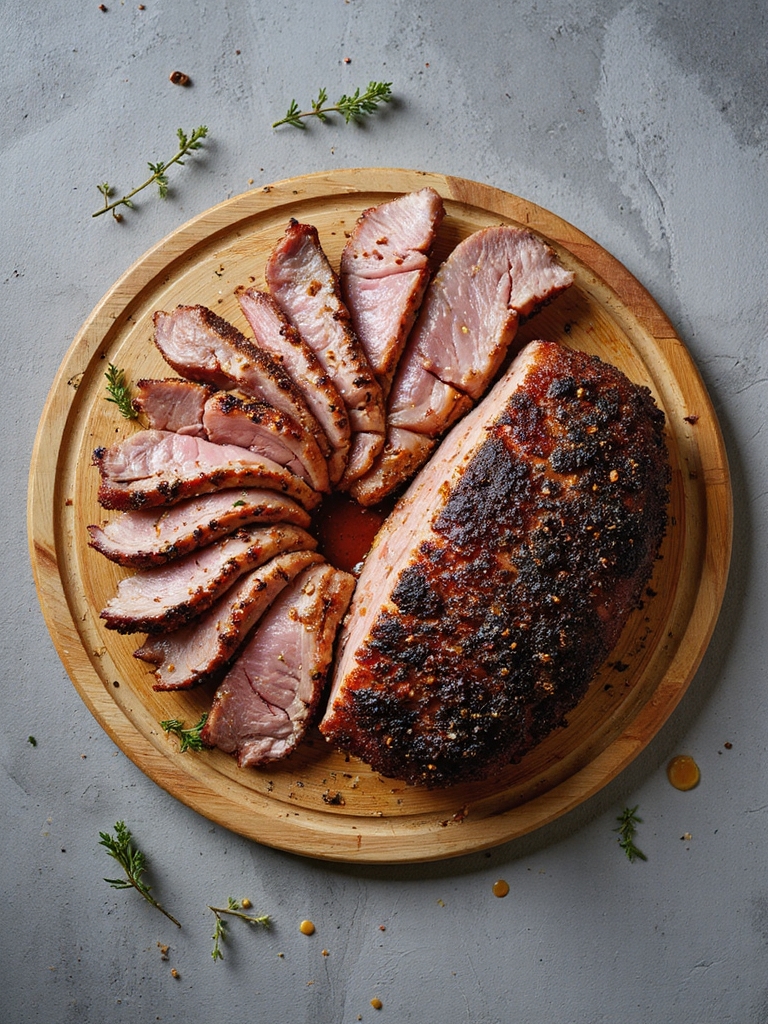 coffee infused smoked pork shoulder