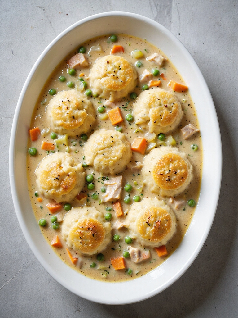 comforting chicken and dumplings