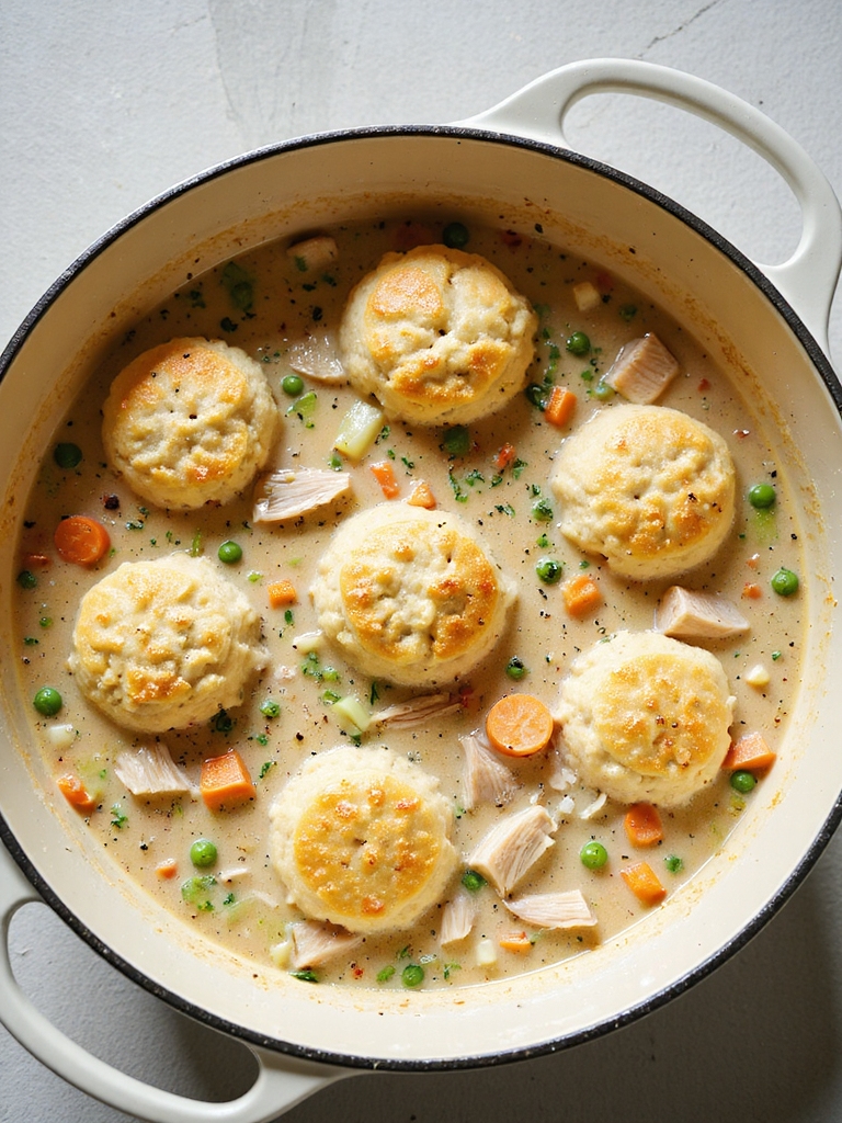 comforting chicken and dumplings