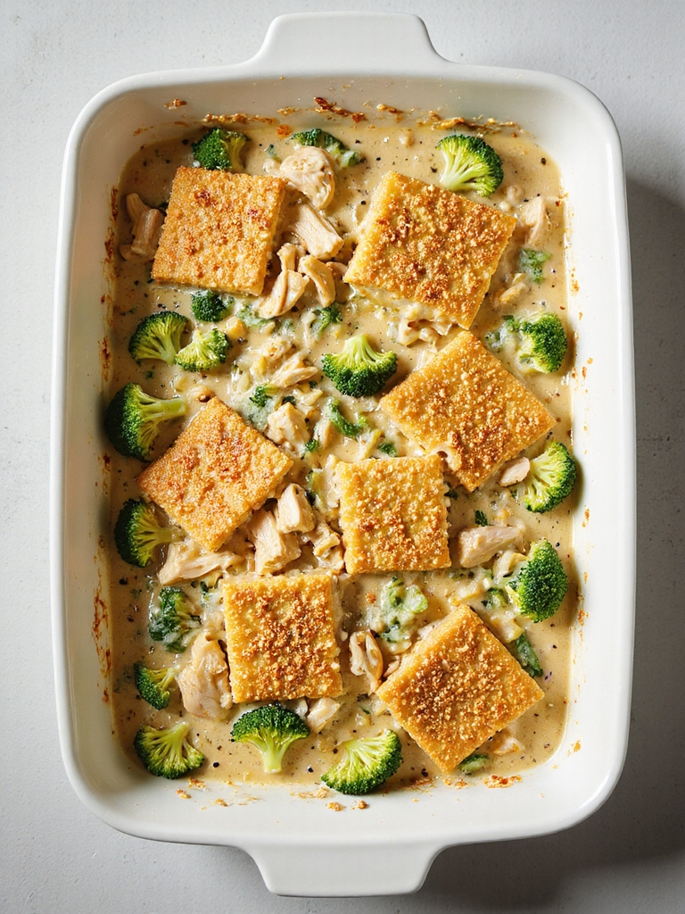 comforting chicken broccoli casserole