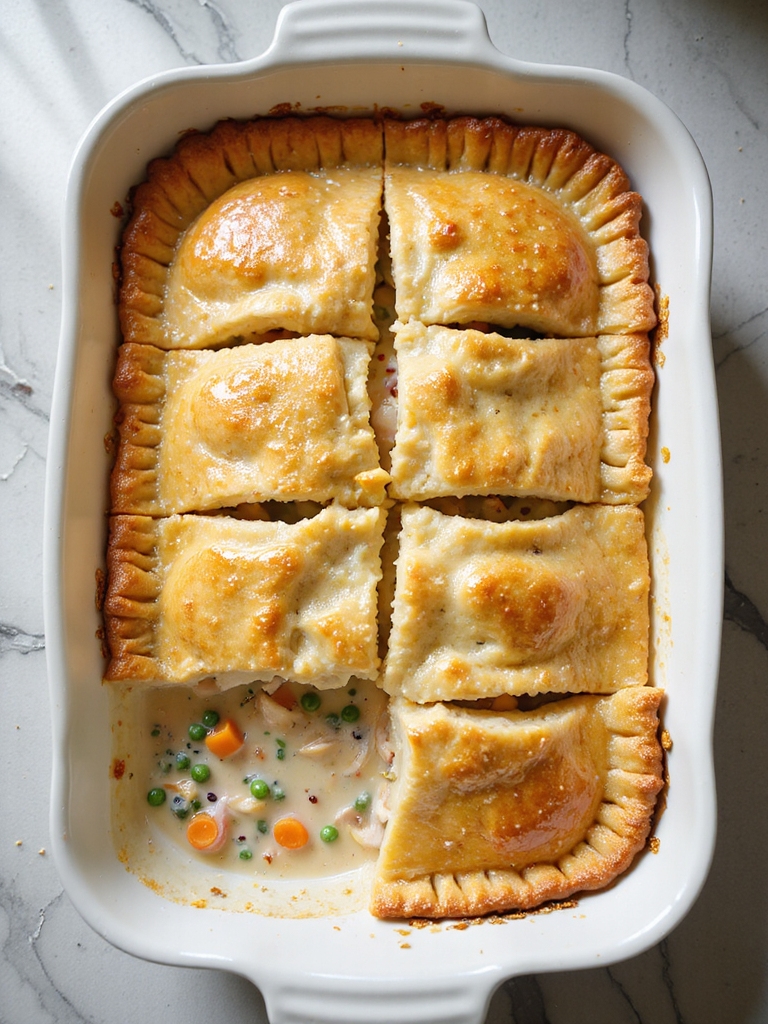comforting chicken pot pie