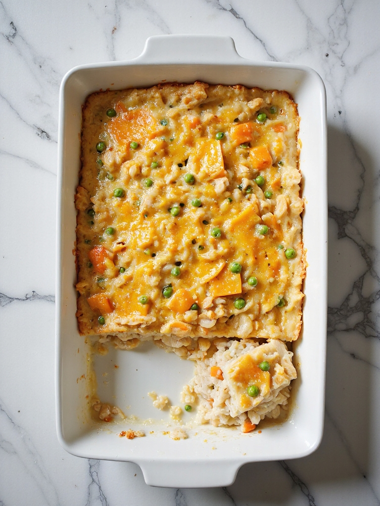comforting chicken rice casserole