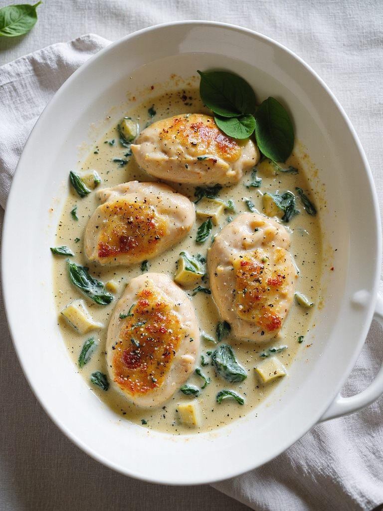 comforting crockpot chicken gravy