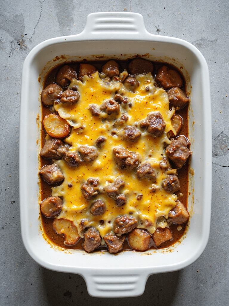 comforting layered beef casserole
