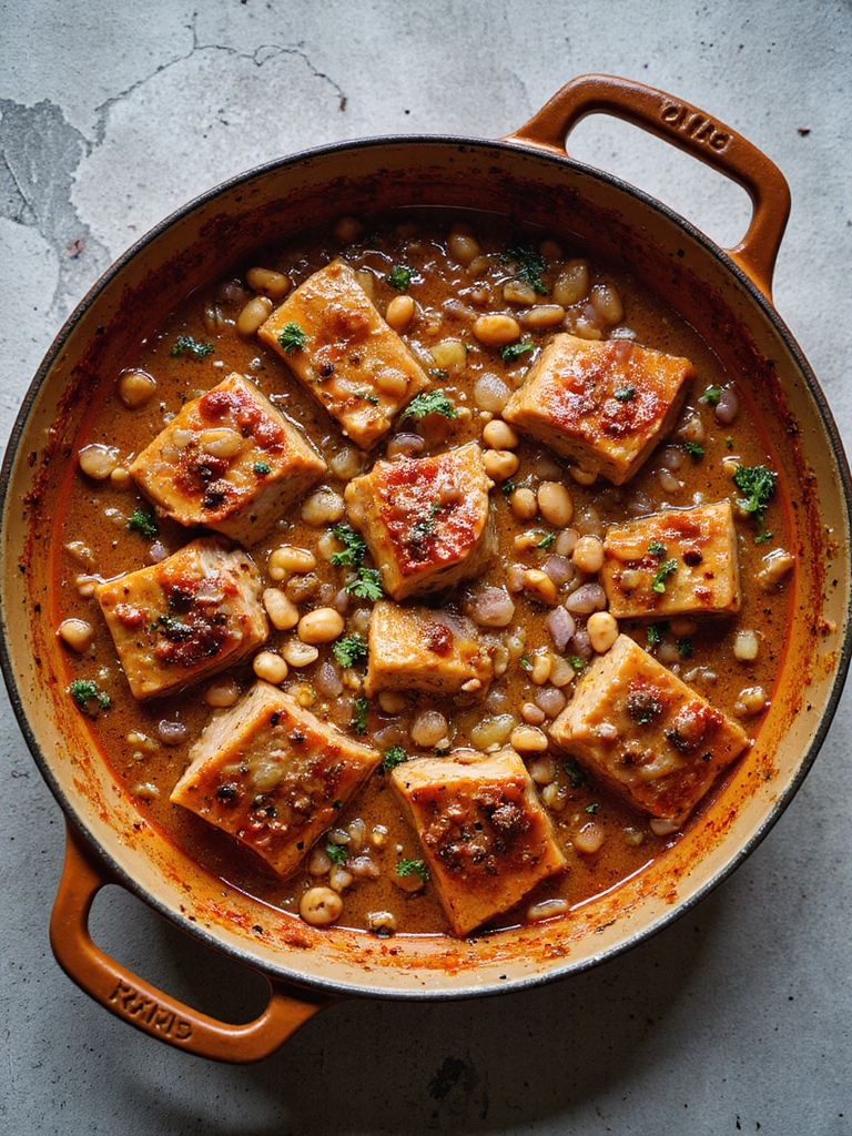 comforting pork and beans casserole