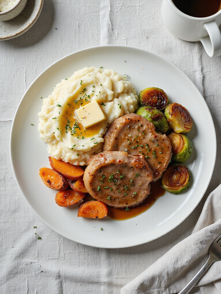 comforting pork chop sides